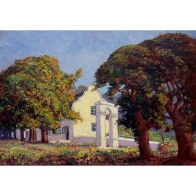 JH Pierneef painting of a slave bell