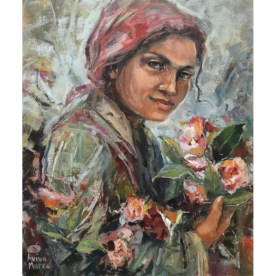 Aviva Maree painting of a portrait of a woman