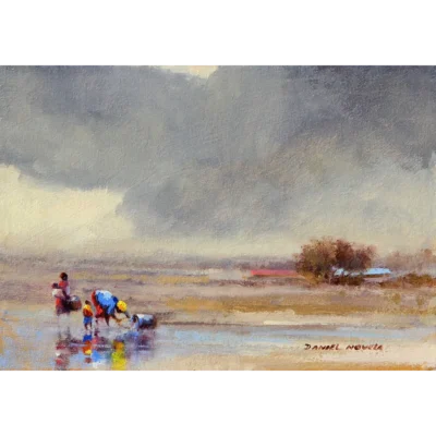 Daniel Novela painting of a landscape
