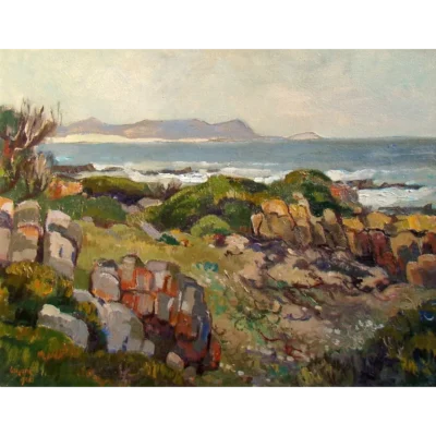 Gregoire Boonzaaier painting of a seascape