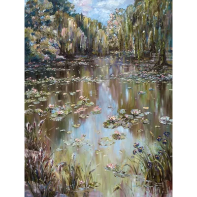 Jodie Loubser painting of a landscape
