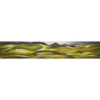 John Botham painting of a landscape