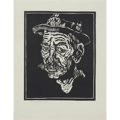 Gregoire Boonzaier painting of a portrait of a man