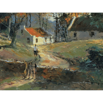 At the house | Robertson Art Gallery