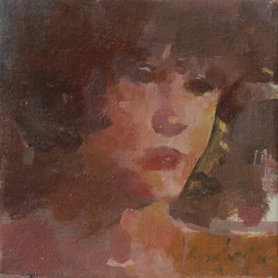 Kitty-portrait of a young girl | Robertson Art Gallery