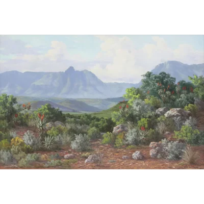 Vera Volschenk painting of a landscape