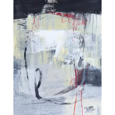 Fiona Ewan Rowett painting of an abstract