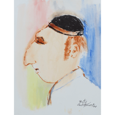 Pieter van der Westhuizen painting of a man