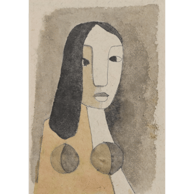 Pieter van der Westhuizen painting of a nude woman
