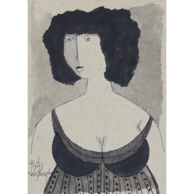 Pieter van der Westhuizen painting of a woman