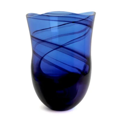 David Reade hand blown glass vase