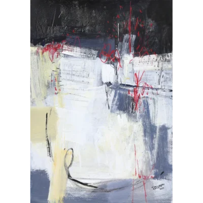 Fiona Ewan Rowett painting of an abstract