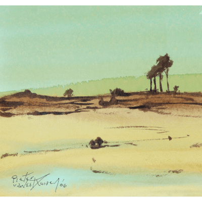 Pieter van der Westhuizen painting of a landscape
