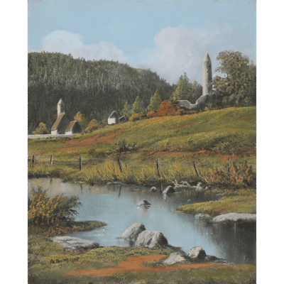 Peter George Miller painting of a landscape