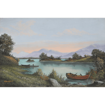 Peter George Miller painting of a landscape