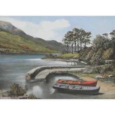 Peter George Miller painting of a landscape