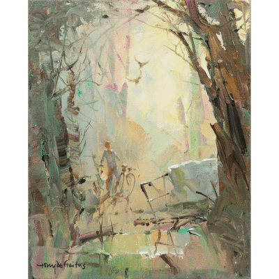 Tony de Freitas painting of a landscape