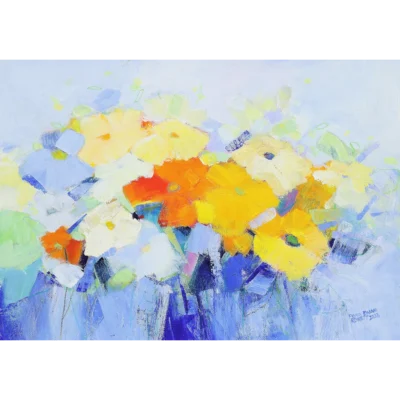 Fiona Ewan Rowett painting of flowers