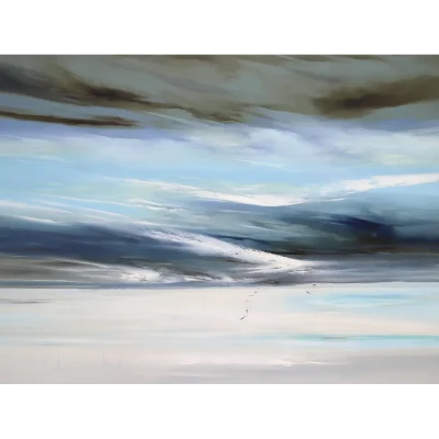 Katherine Wood painting of a landscape