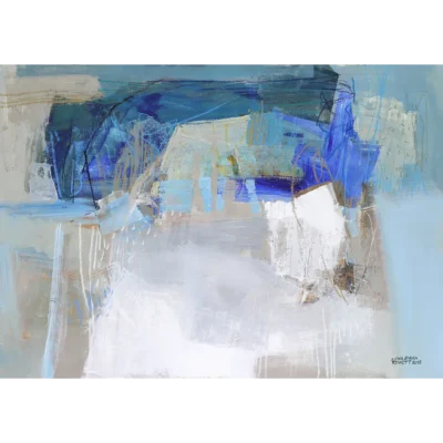 Fiona Ewan Rowett painting of an abstract