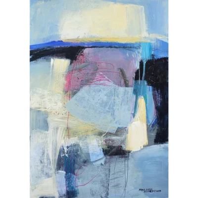 Fiona Ewan Rowett painting of an abstract