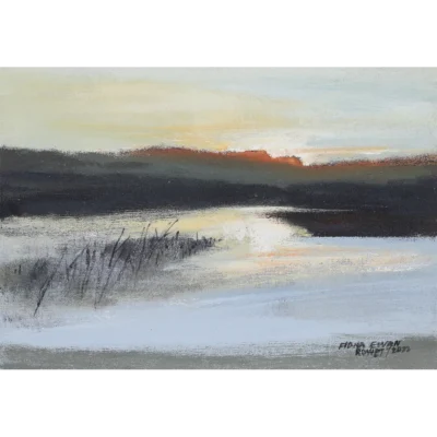Fiona Ewan Rowett painting of a landscape