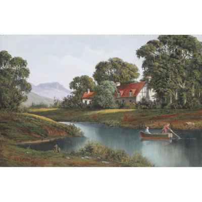 Peter George Miller painting of a landscape