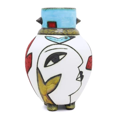 Charmaine Haines ceramic round vessel