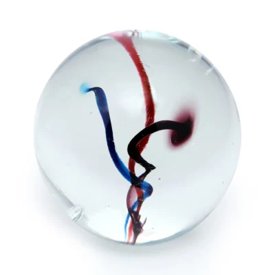 David Reade hand blown glass paperweight