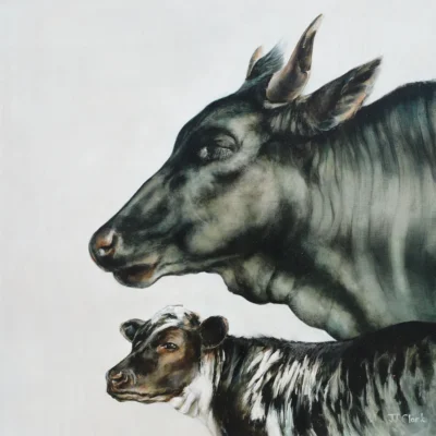 JJ Clark painting of animals