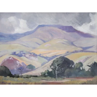 J H Pierneef painting of a landscape