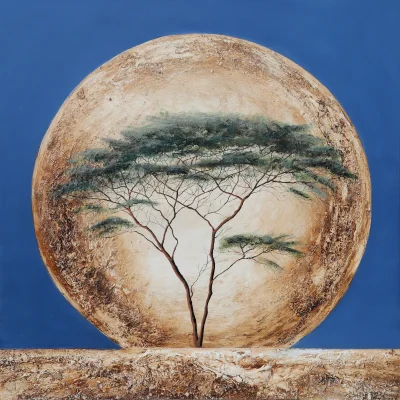 Mia Brand painting of a Moonscape