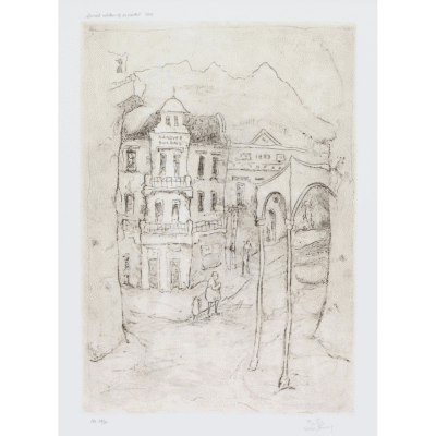 Pieter van der Westhuizen etching