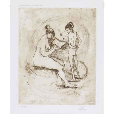 Pieter van der Westhuizen etching