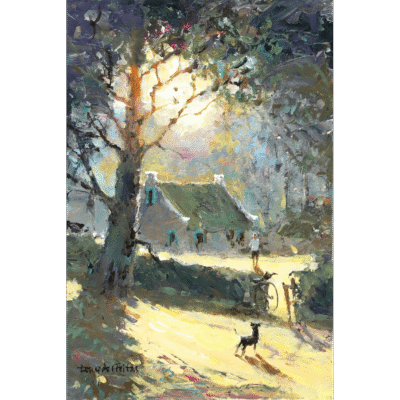 Tony de Freitas painting of a landscape