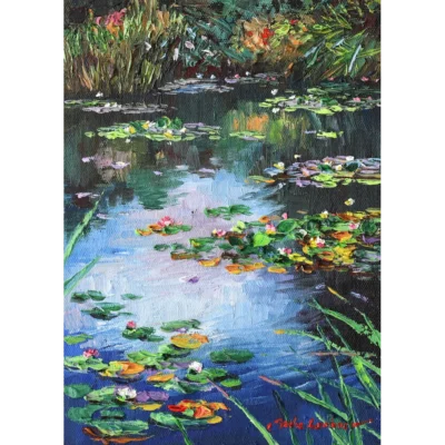 Jodie Loubser painting of a landscape