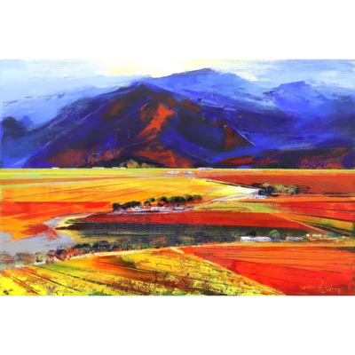Derric van Rensburg painting of a landscape