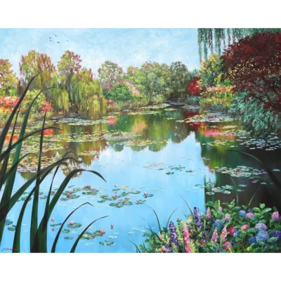Jodie Loubser painting of a landscape