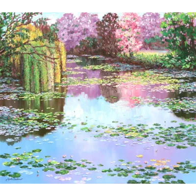 Jodie Loubser painting of a landscape