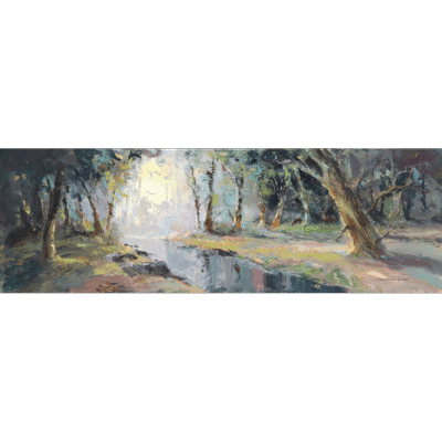 Tony de Freitas painting of a landscape