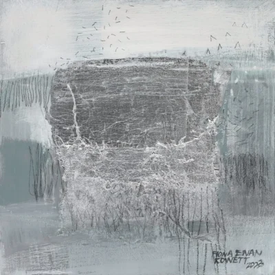 Fiona Ewan Rowett painting of an abstract