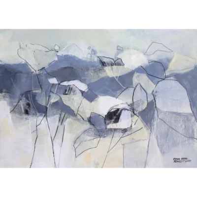 Fiona Ewan Rowett painting of an abstract