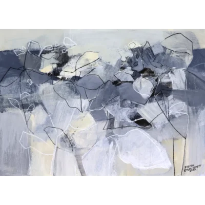 Fiona Ewan Rowett painting of an abstract