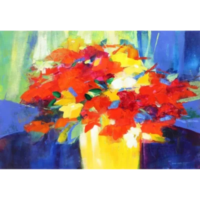 Fiona Ewan Rowett painting of flowers