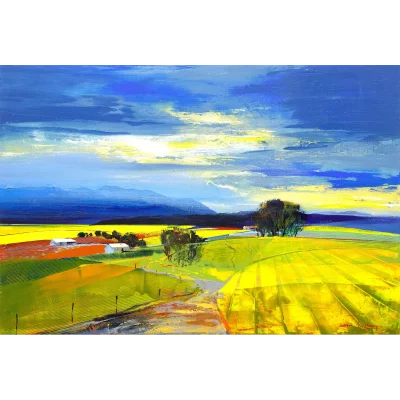 Derric van Rensburg painting of a landscape