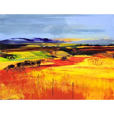 Derric van Rensburg painting of a landscape