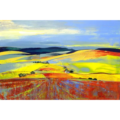 Derric van Rensburg painting of a landscape