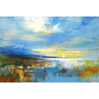 Derric van Rensburg painting of a seascape