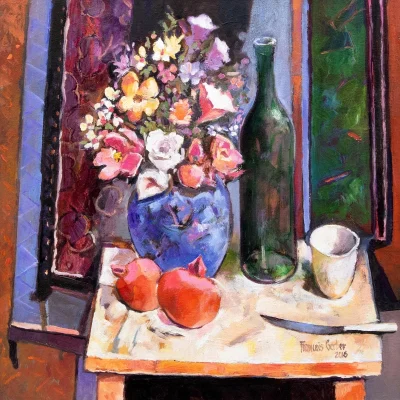 Francois Gerber painting of a still life