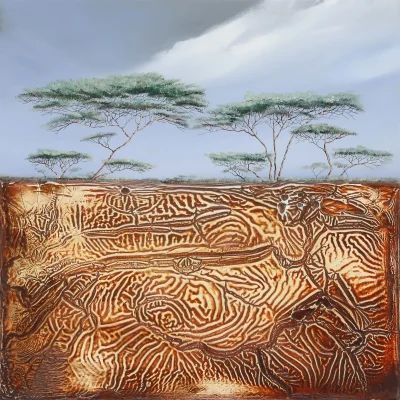 Mia Brand painting of a landscape